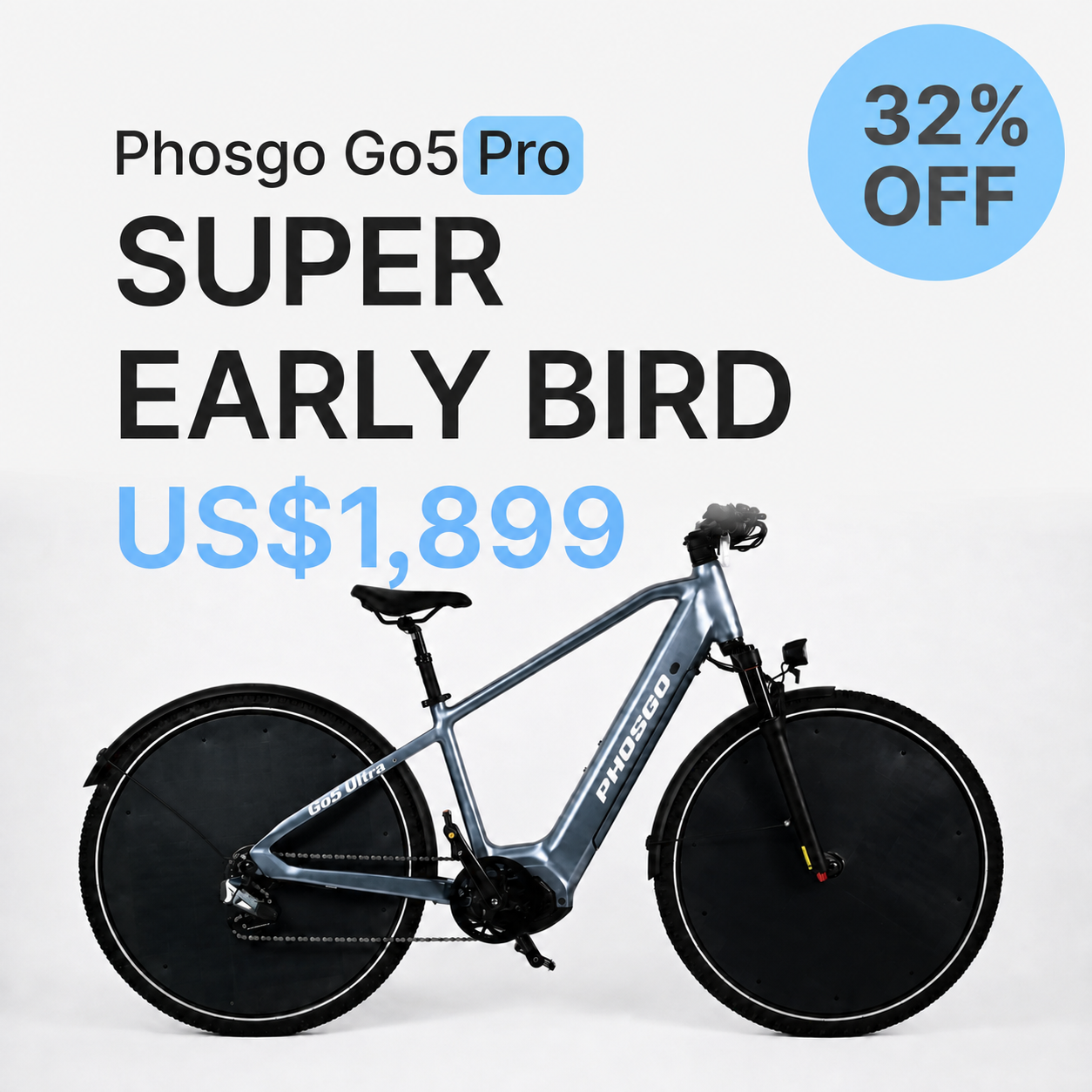 PHOSGO Solar E-Bike