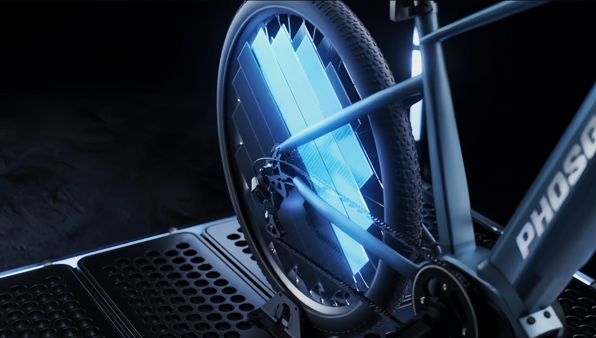 Solar charging wheel technology