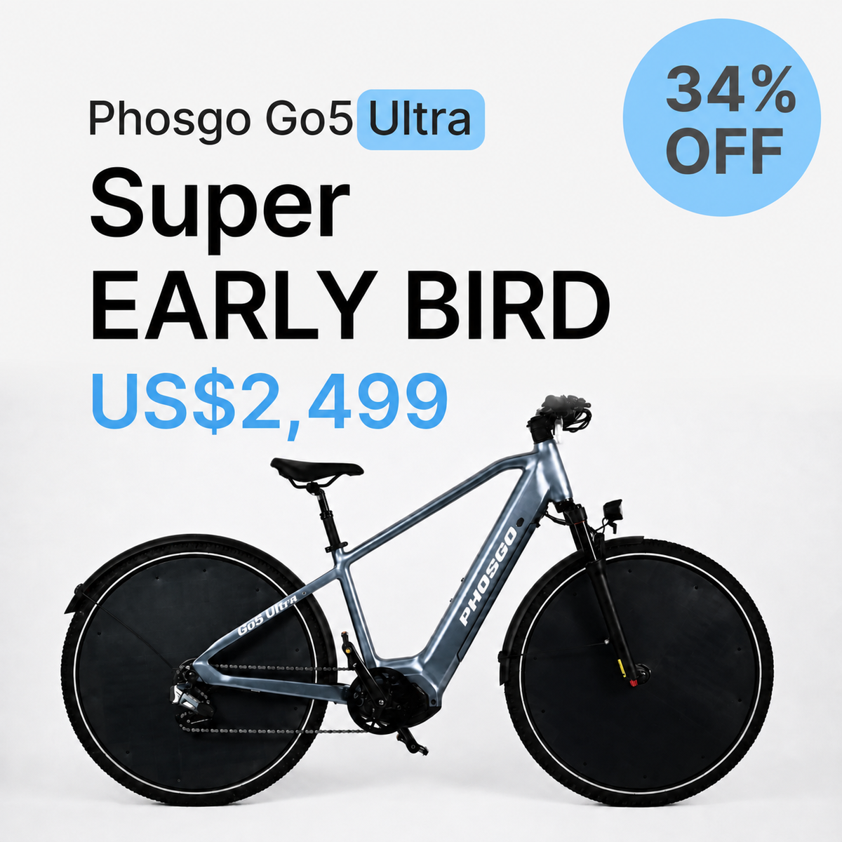 PHOSGO Solar E-Bike