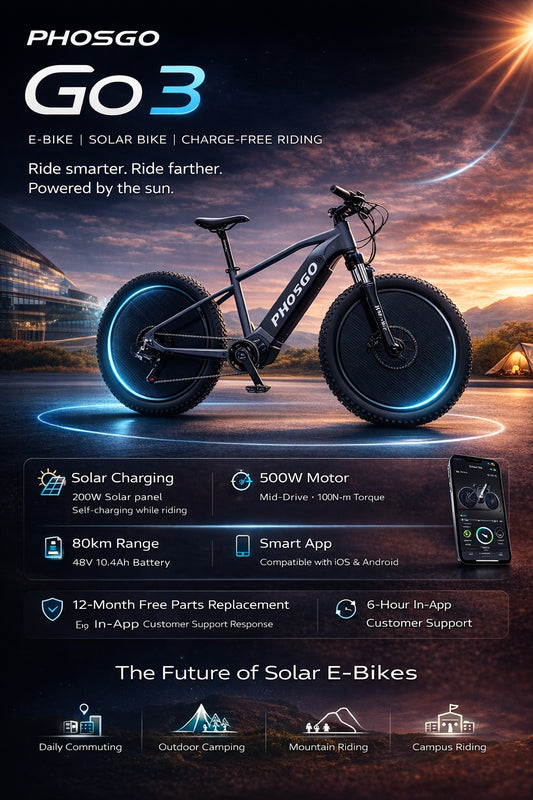 PHOSGO Go 3 Solar Bike