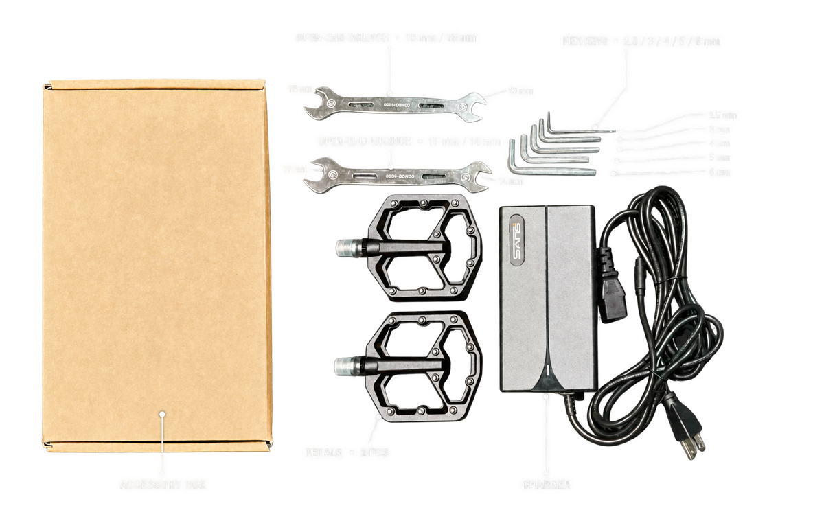 Included tools and accessories