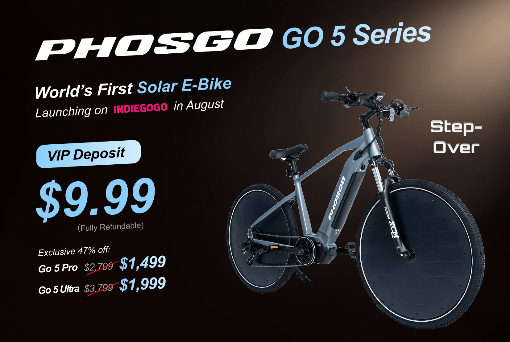 PHOSGO Solar E-Bike - Deposit Reservation